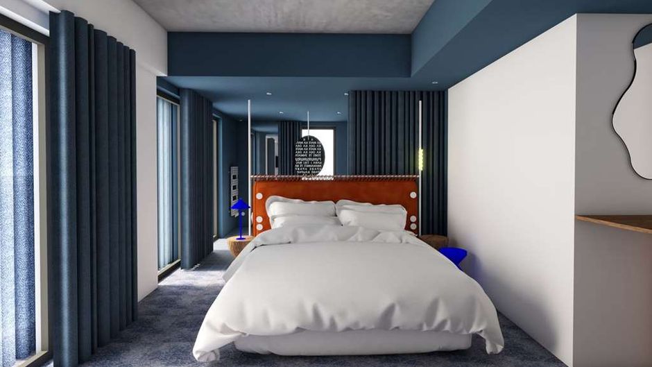 The Ruck Hotel Room
