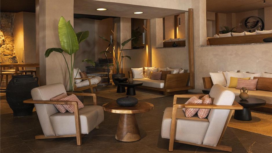 Domes Aulus Elounda Curio Coll by Hilton Lobby