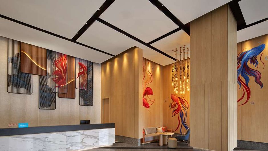 Hilton Garden Inn Bangkok Riverside Lobby