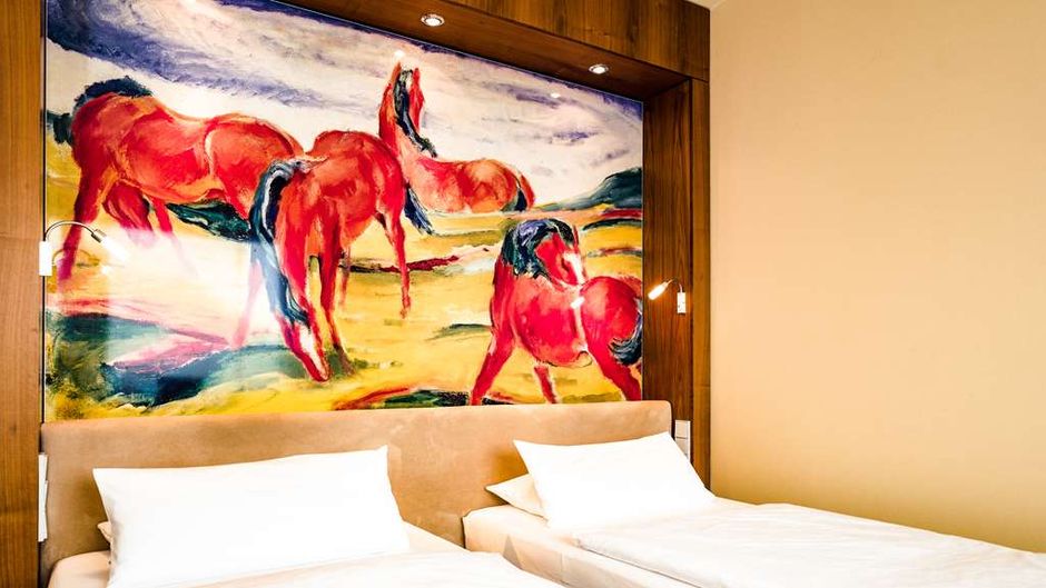 Der Blaue Reiter Hotel Room
