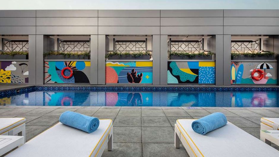 Rove Dubai Marina Pool
