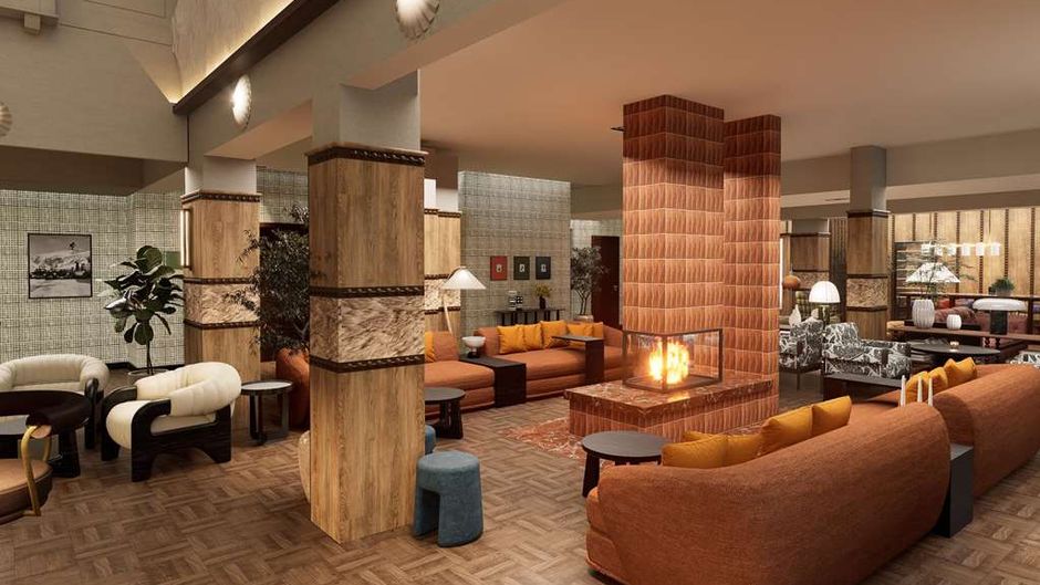 The Refuge des Aiglons Lobby
