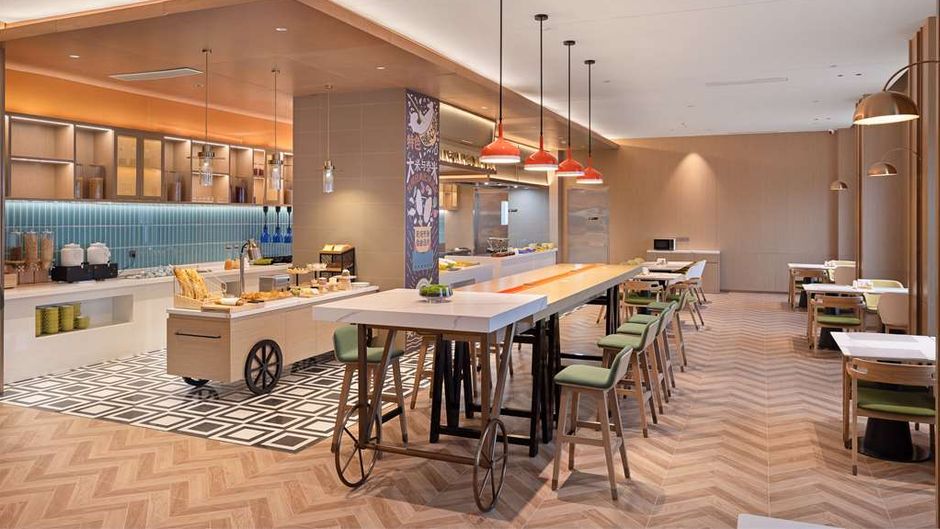 Home2 Suites Fuyang Taihe Restaurant