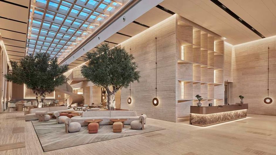 Hilton Gurugram Baani City Centre Lobby