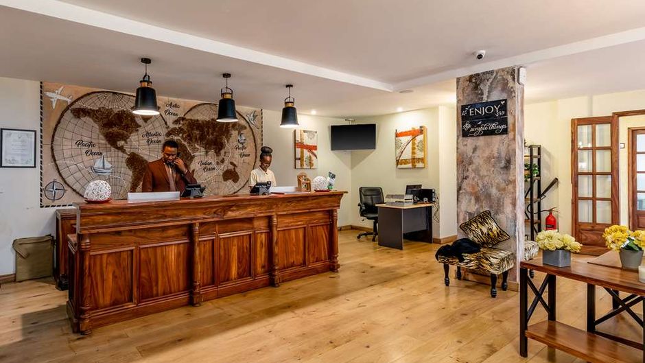 The Emin Pasha Hotel Lobby