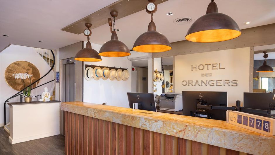 Hotel des Orangers Lobby