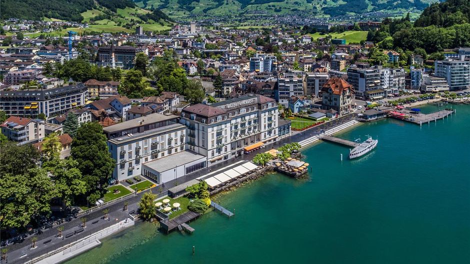 Seehotel Waldstatterhof Brunnen Exterior