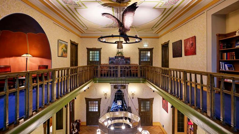 Villa Ammende Luxury Art Nouveau Hotel Lobby