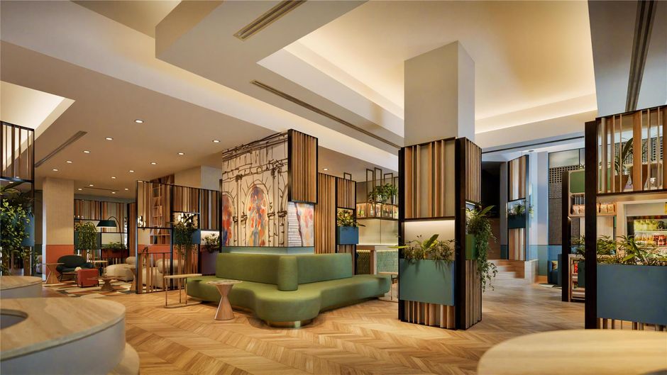 Hilton Garden Inn Rome Colosseum Lobby