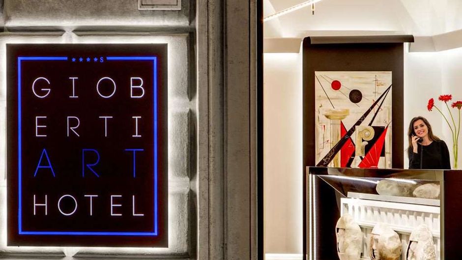 Gioberti Art Hotel Lobby