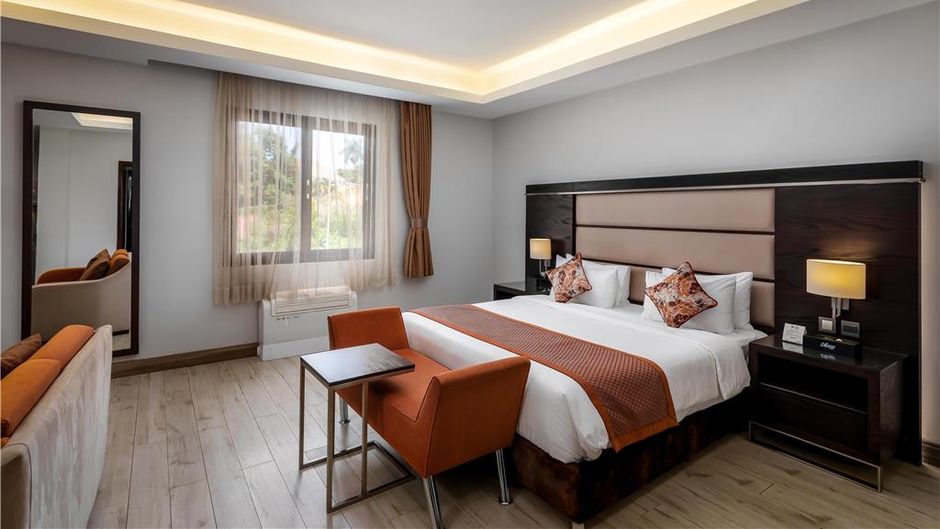 The Athena Hotel Room