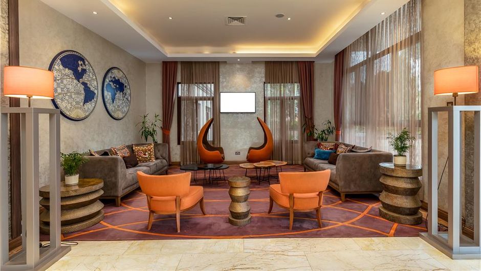 The Athena Hotel Lobby
