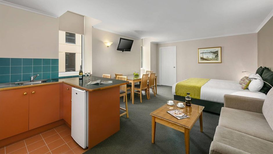 Hobart Waterfront Apartments Room