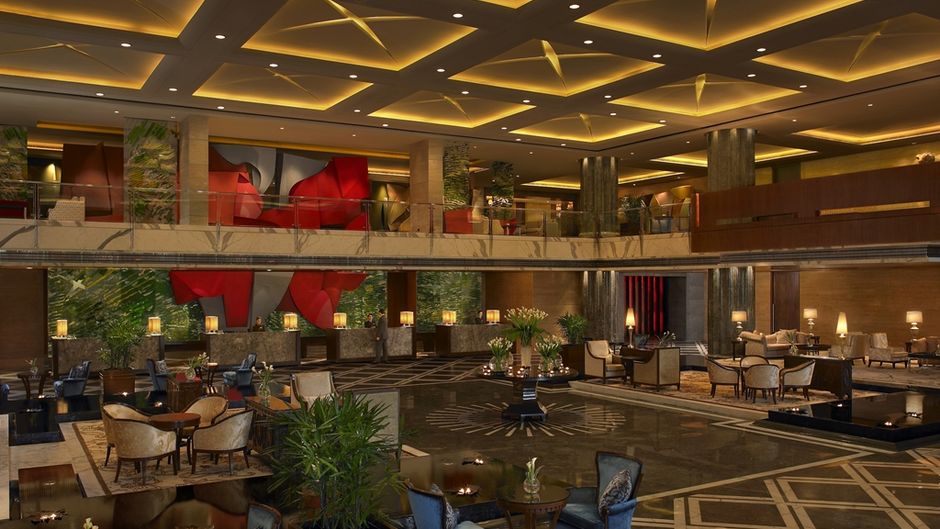 The Leela Ambience Gurgaon Lobby
