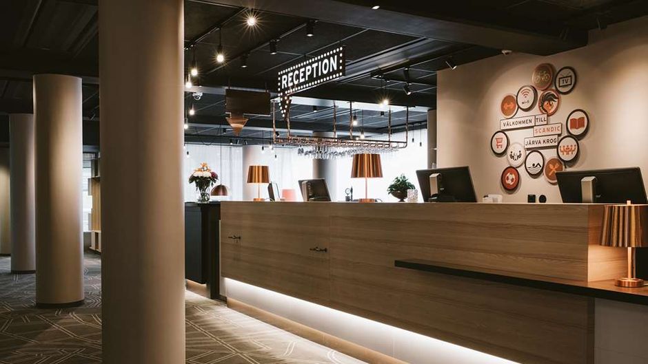 Scandic Hotel Jarva Krog Lobby