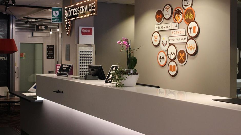 Scandic Hotel Sundsvall North Lobby