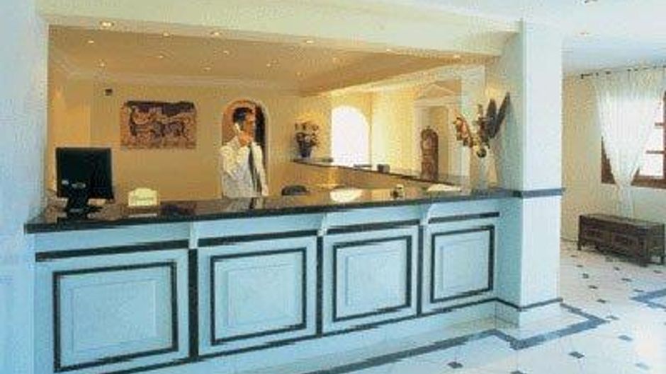 Smy Mediterranean White Santorini Lobby