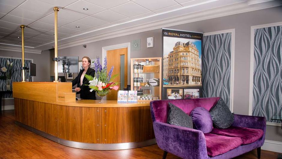 The Royal Hotel Cardiff Lobby