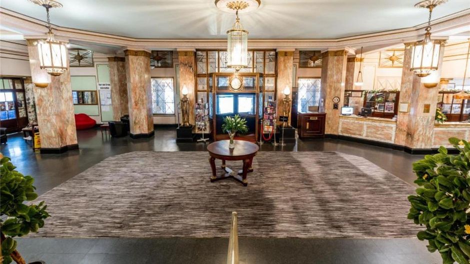 The Adelphi Hotel Lobby