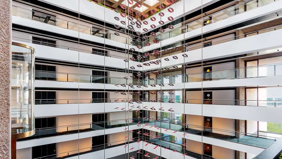 Hilton Madrid Airport Lobby