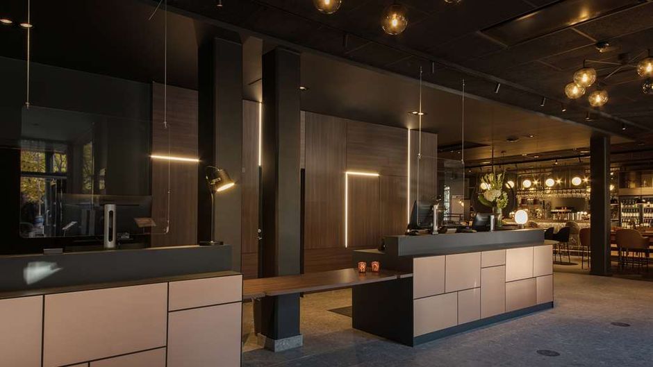 Scandic Helsfyr Hotel Lobby