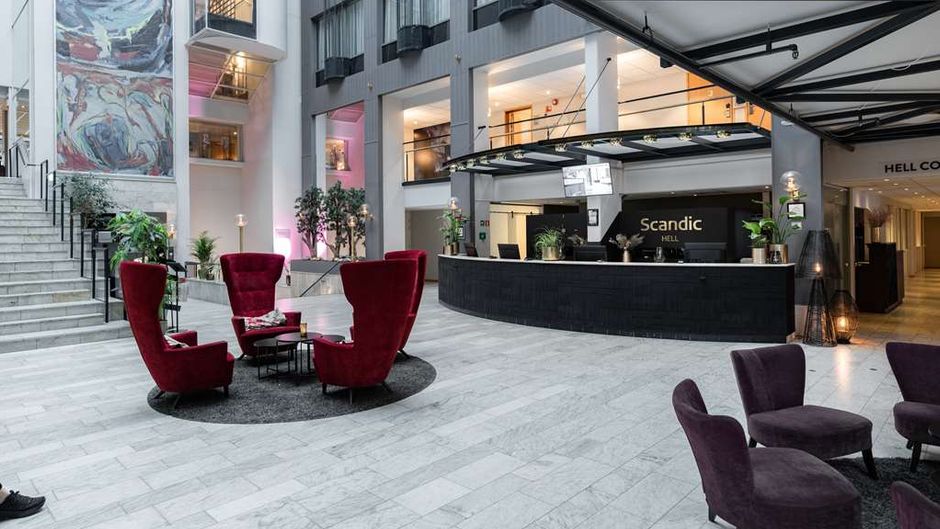 Scandic Hell Hotel Lobby