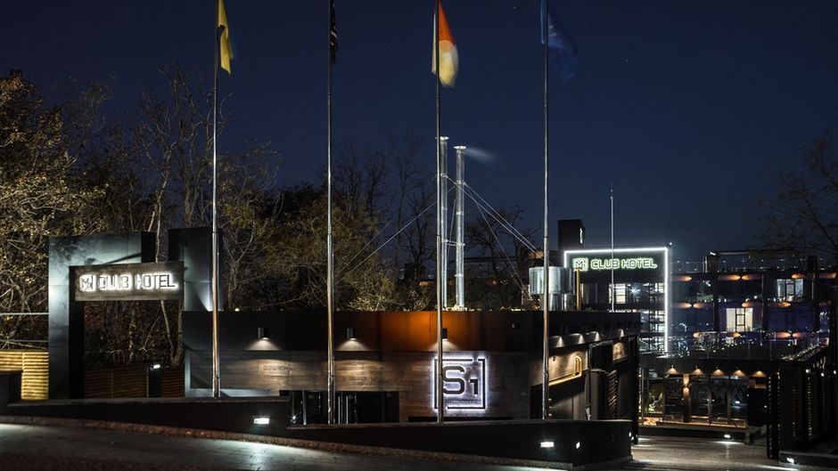 M1 Club Hotel Exterior