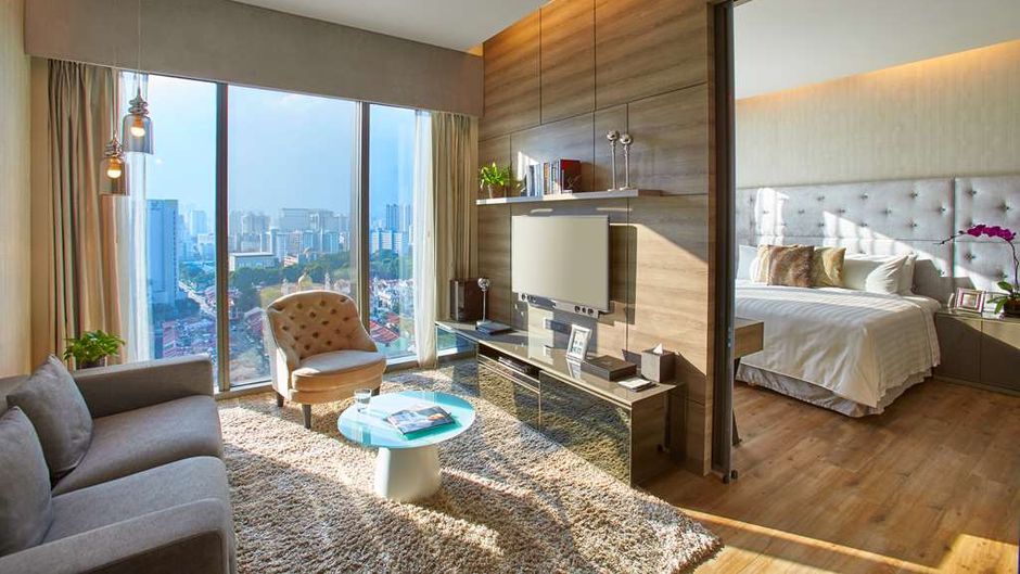 Pan Pacific Serviced Suites Beach Road Room