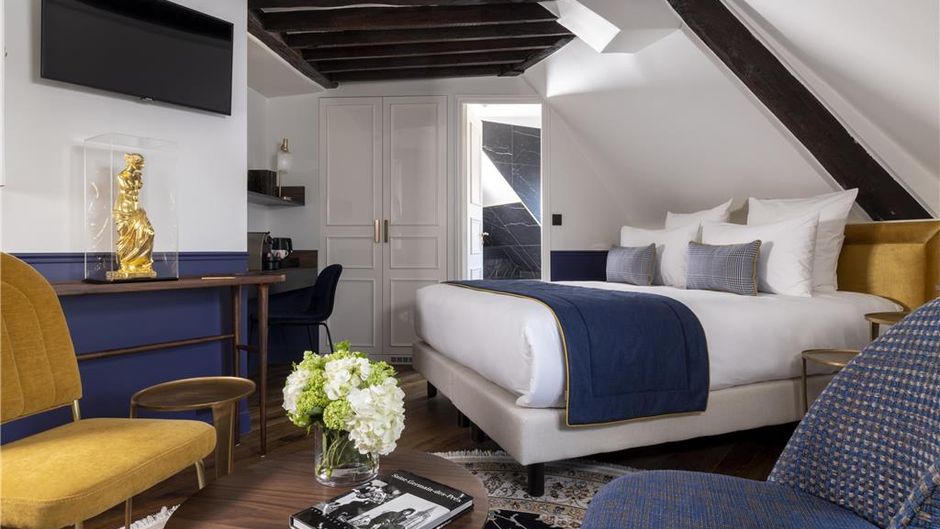 Louis II St Germain Hotel Room