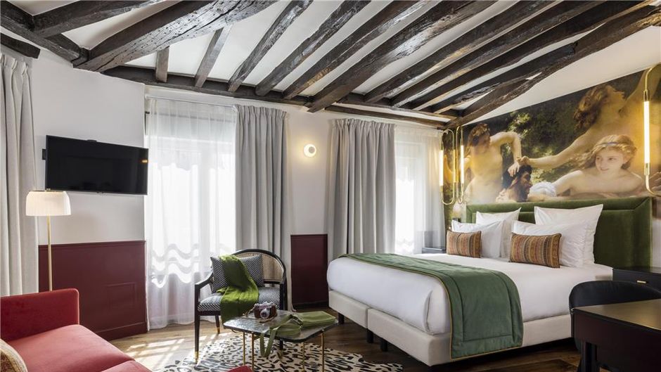 Louis II St Germain Hotel Room