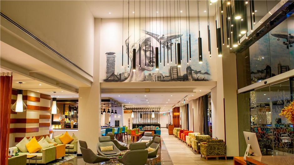Hilton Garden Inn Nairobi Airport Lobby