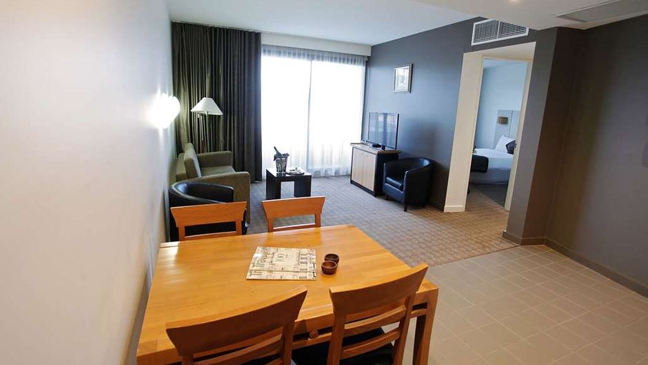 Golden Pebble Hotel Room