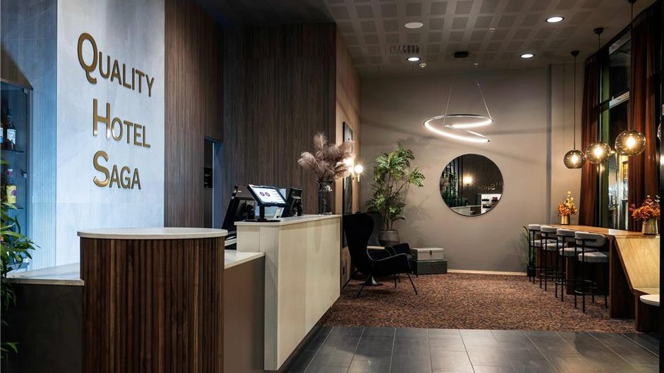 Quality Hotel Saga Lobby