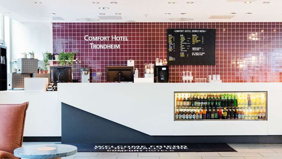 Comfort Hotel Trondheim Lobby