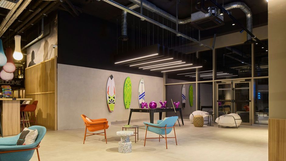 Moxy Nice Lobby