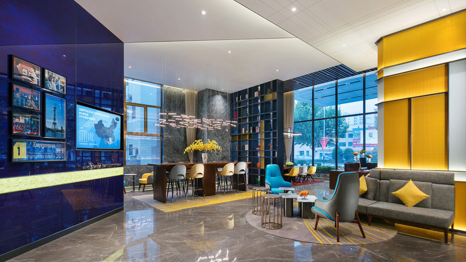 Hampton by Hilton Gu'an New Airport Lobby