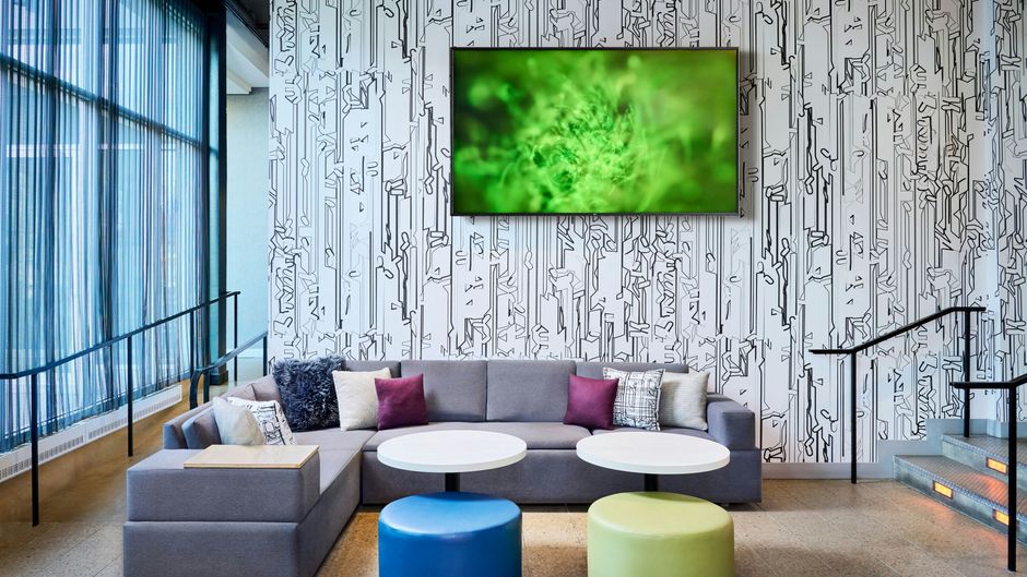 aloft Montreal Airport Lobby