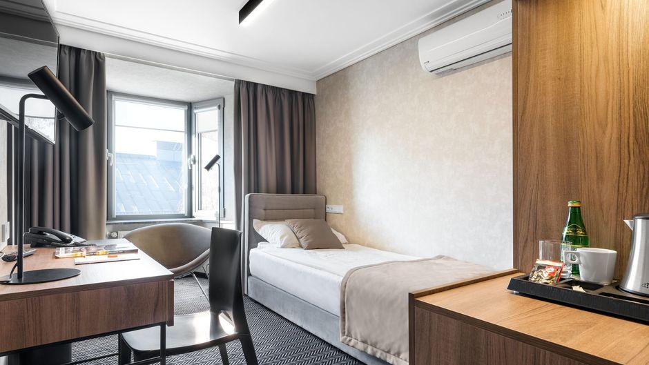 Logos Hotel Room