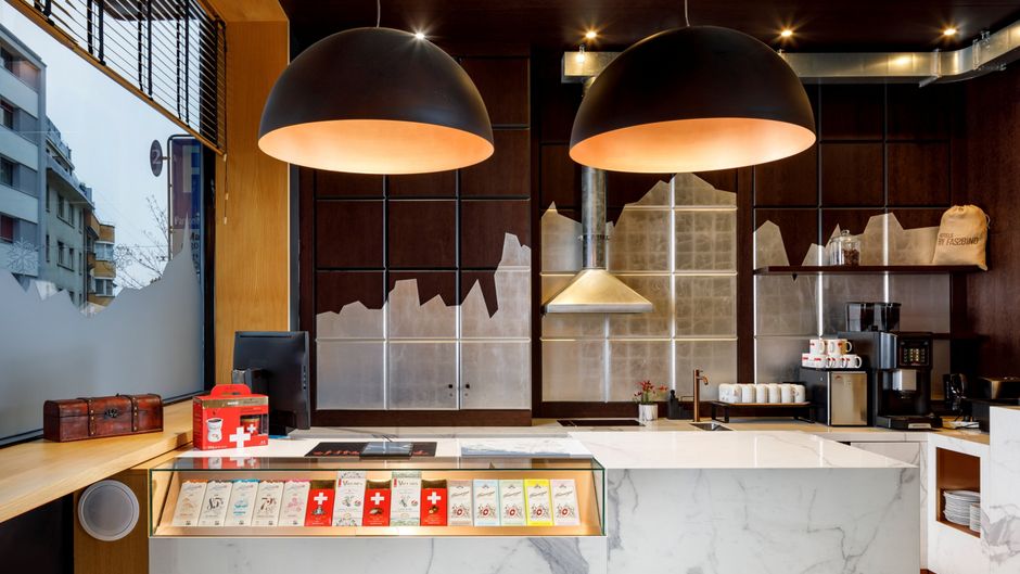 Swiss Chocolate by Fassbind Lobby