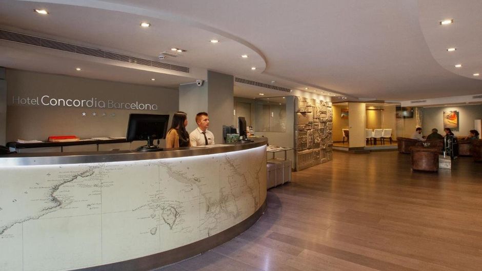 Hotel Concordia Barcelona Lobby