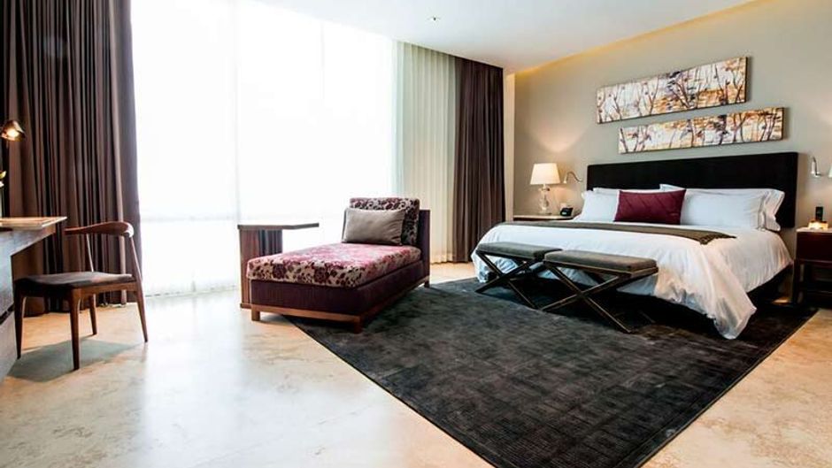 Square Small Luxury Hotel Room