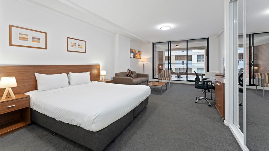 APX Apartments Darling Harbour Room