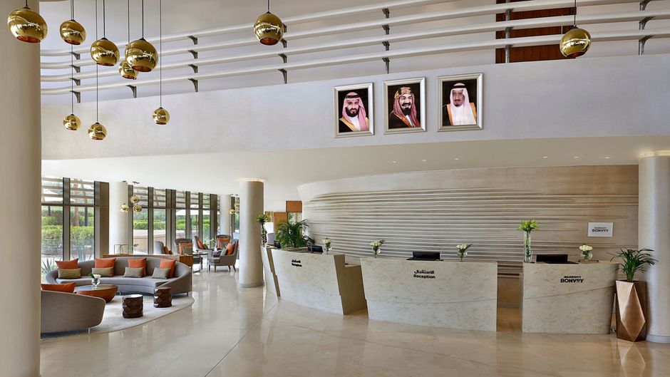 Marriott Executive Apts-Diplomatic Qtr Lobby