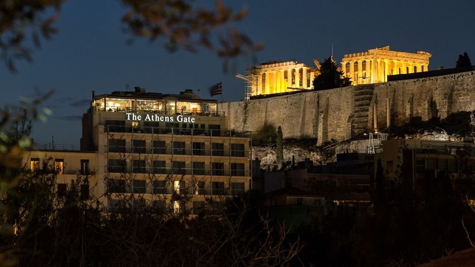 The Athens Gate Hotel Exterior