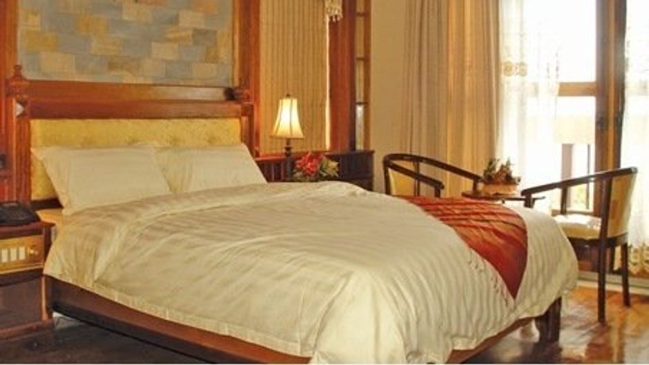 Blue River Hotel Room