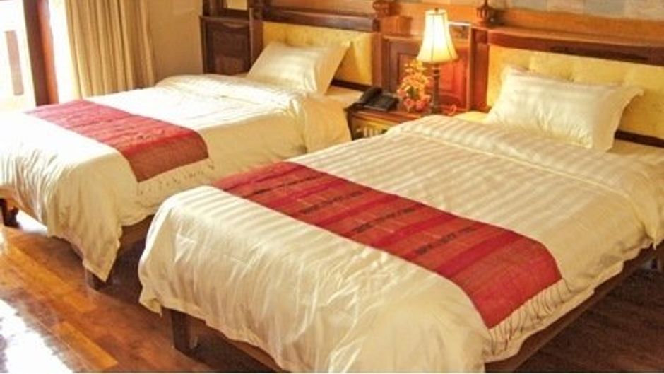 Blue River Hotel Room