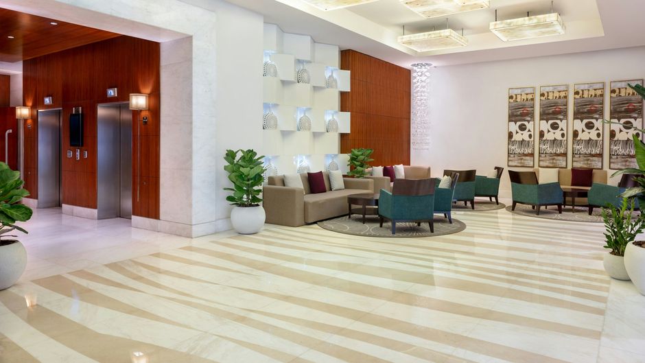 Marriott Executive Apts Dubai Al Jaddaf Lobby