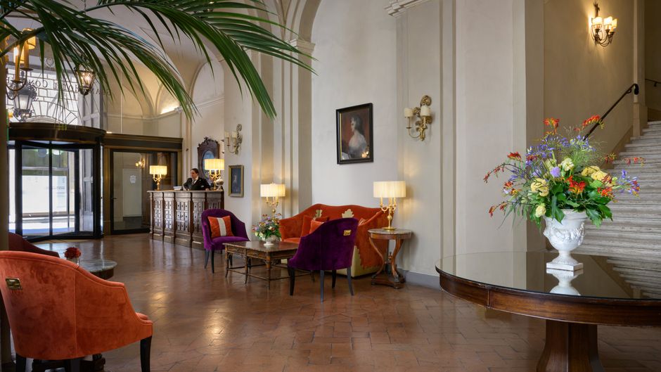 Grand Hotel Continental Siena Lobby