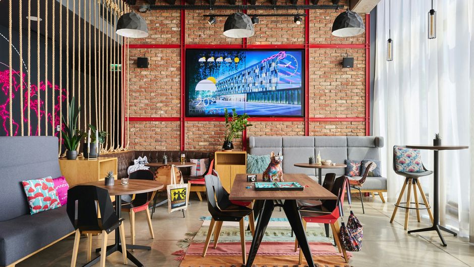 Moxy Katowice Airport Lobby