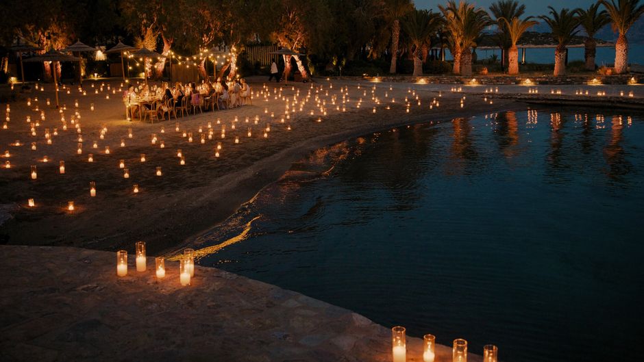 Minos Beach Art Hotel Beach